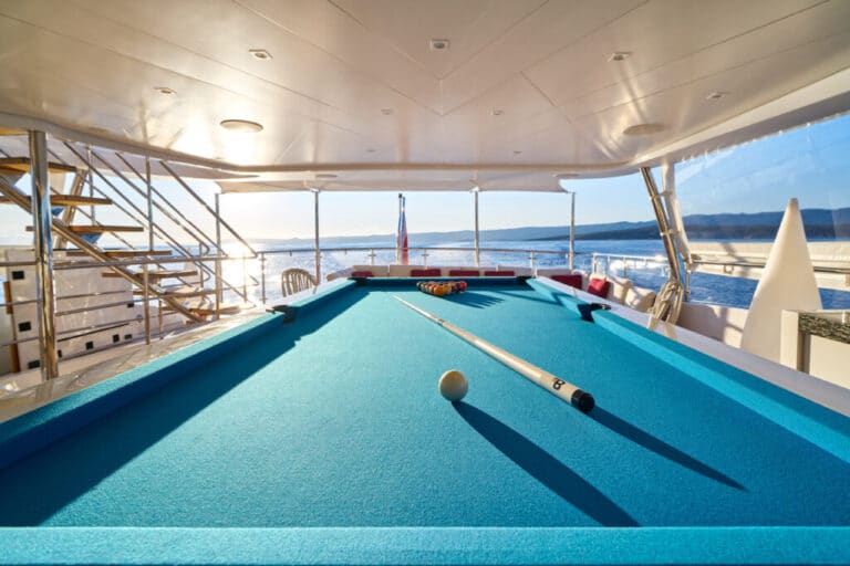 pool table for yacht