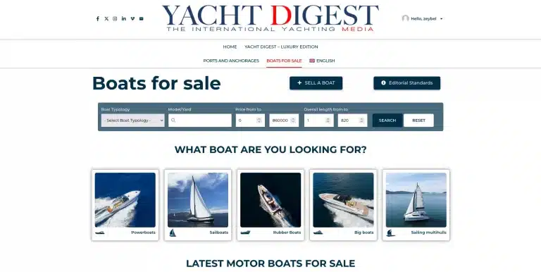 boats for sale section